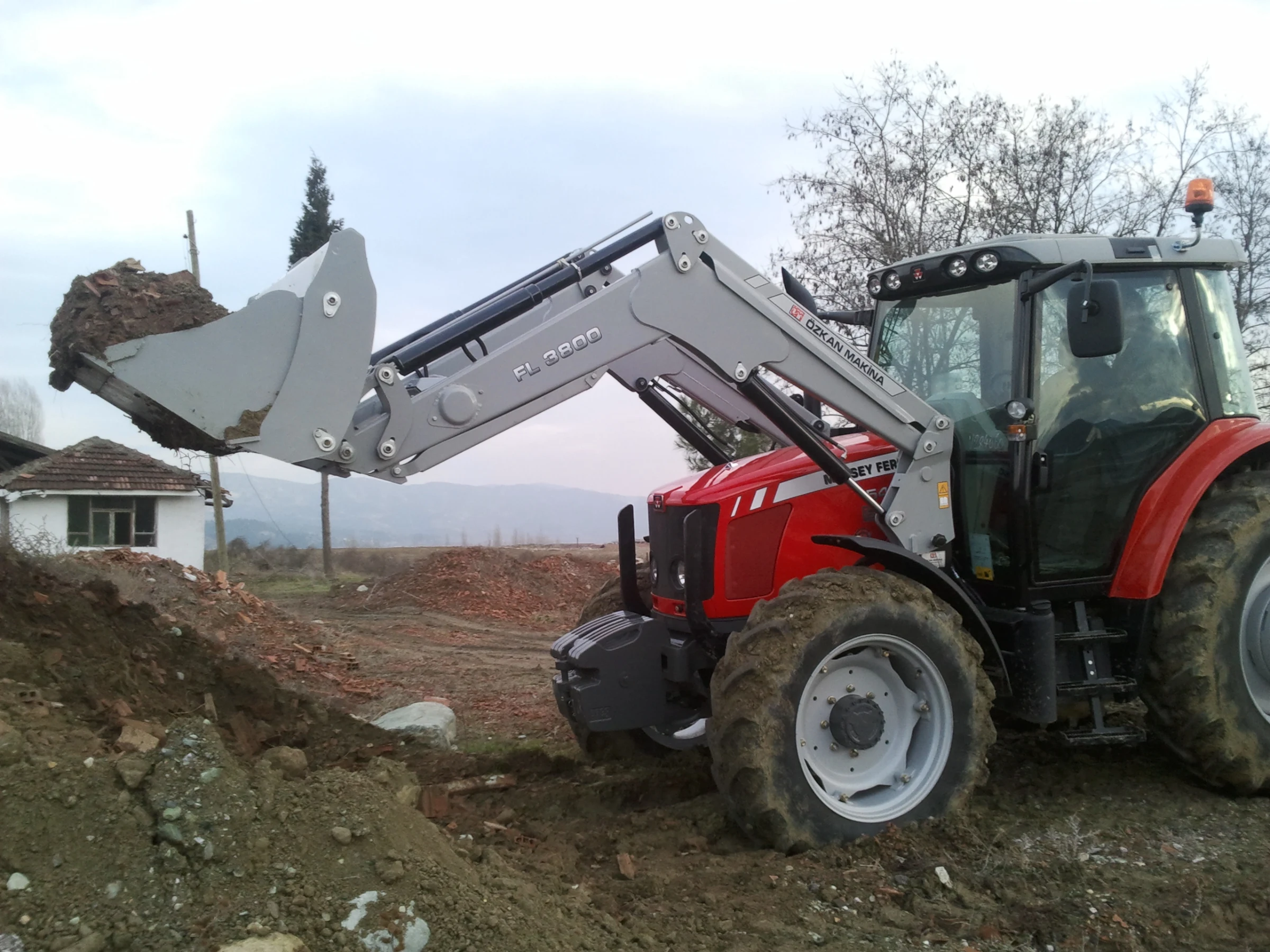 Massey Ferguson 5455 Özkan Makina uygulama 4