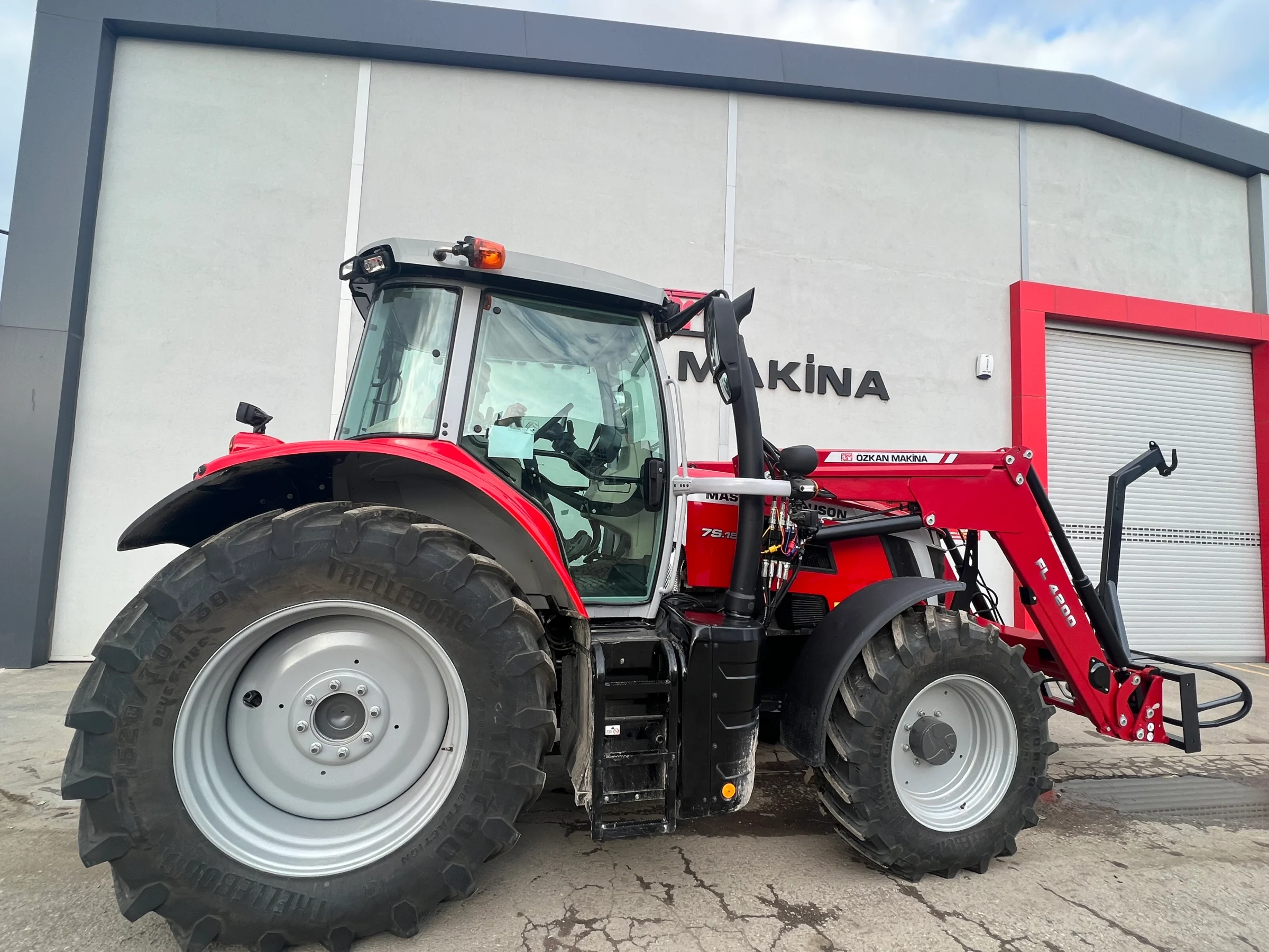 Massey Ferguson 7S 155 Özkan Makina uygulama 4