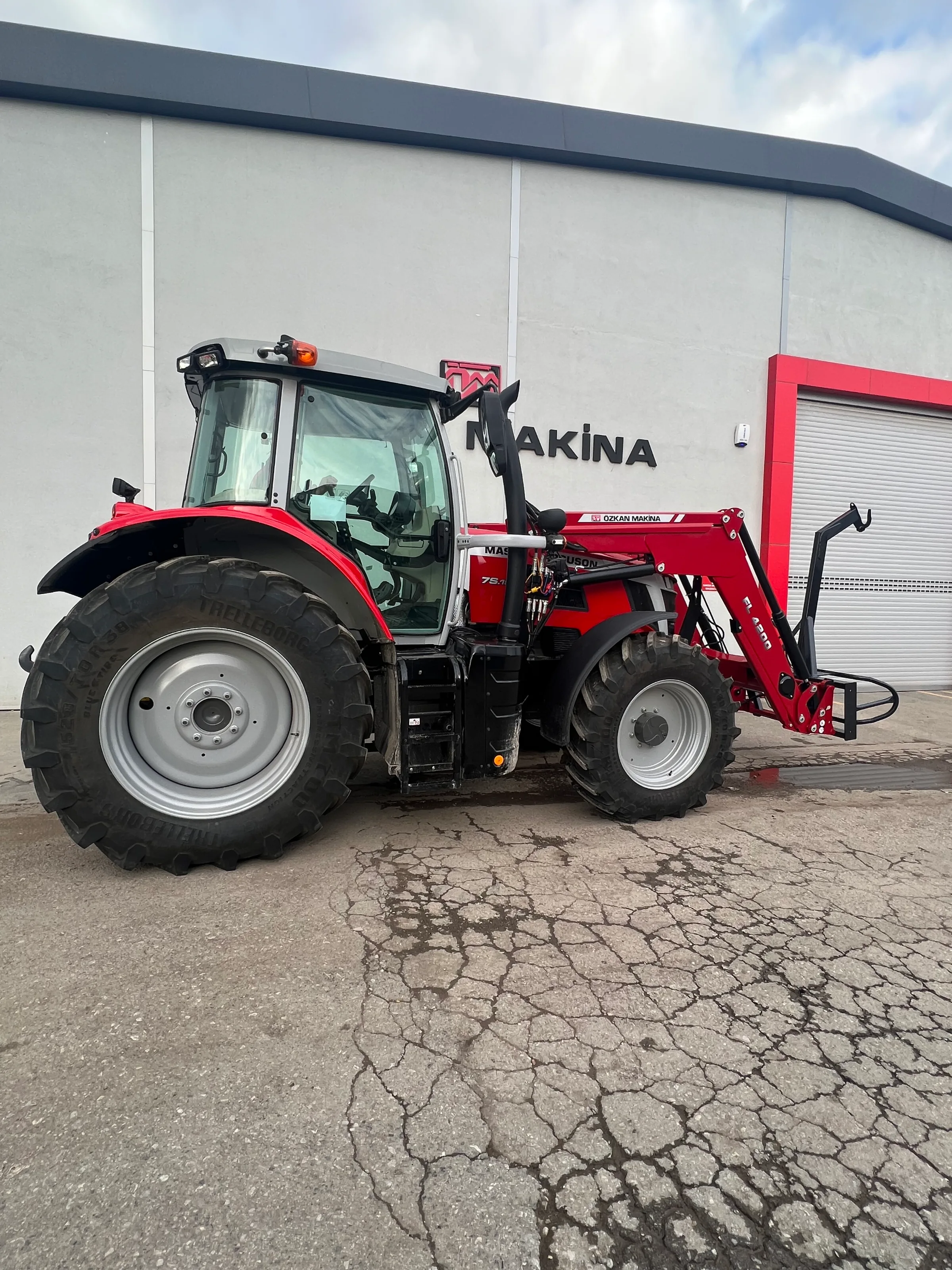 Massey Ferguson 7S 155 Özkan Makina uygulama 5