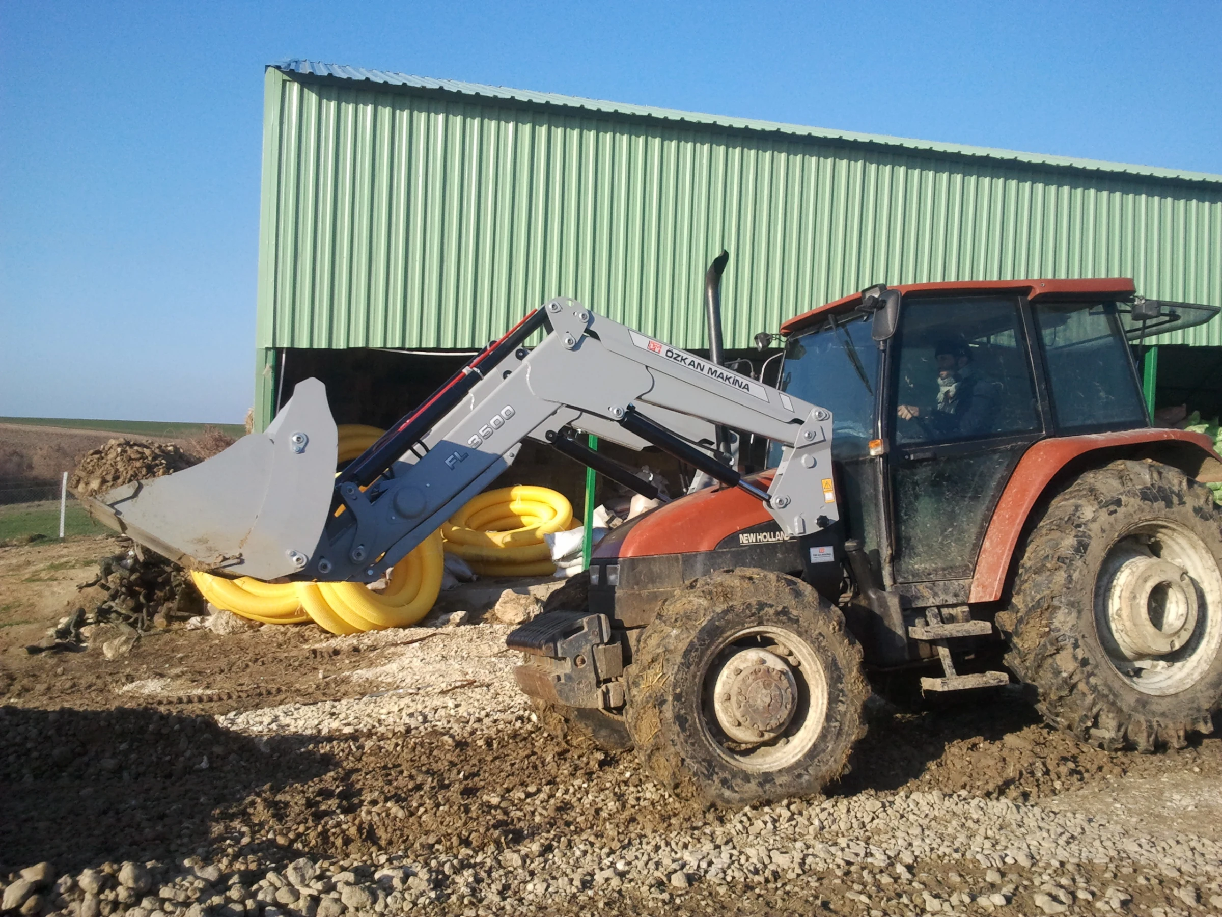 New Holland L95 Özkan Makina uygulama 7