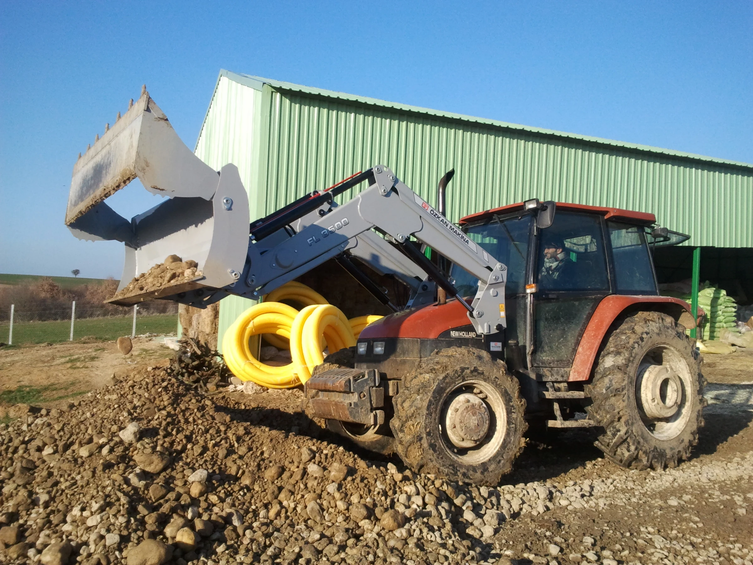 New Holland L95 Özkan Makina uygulama 11