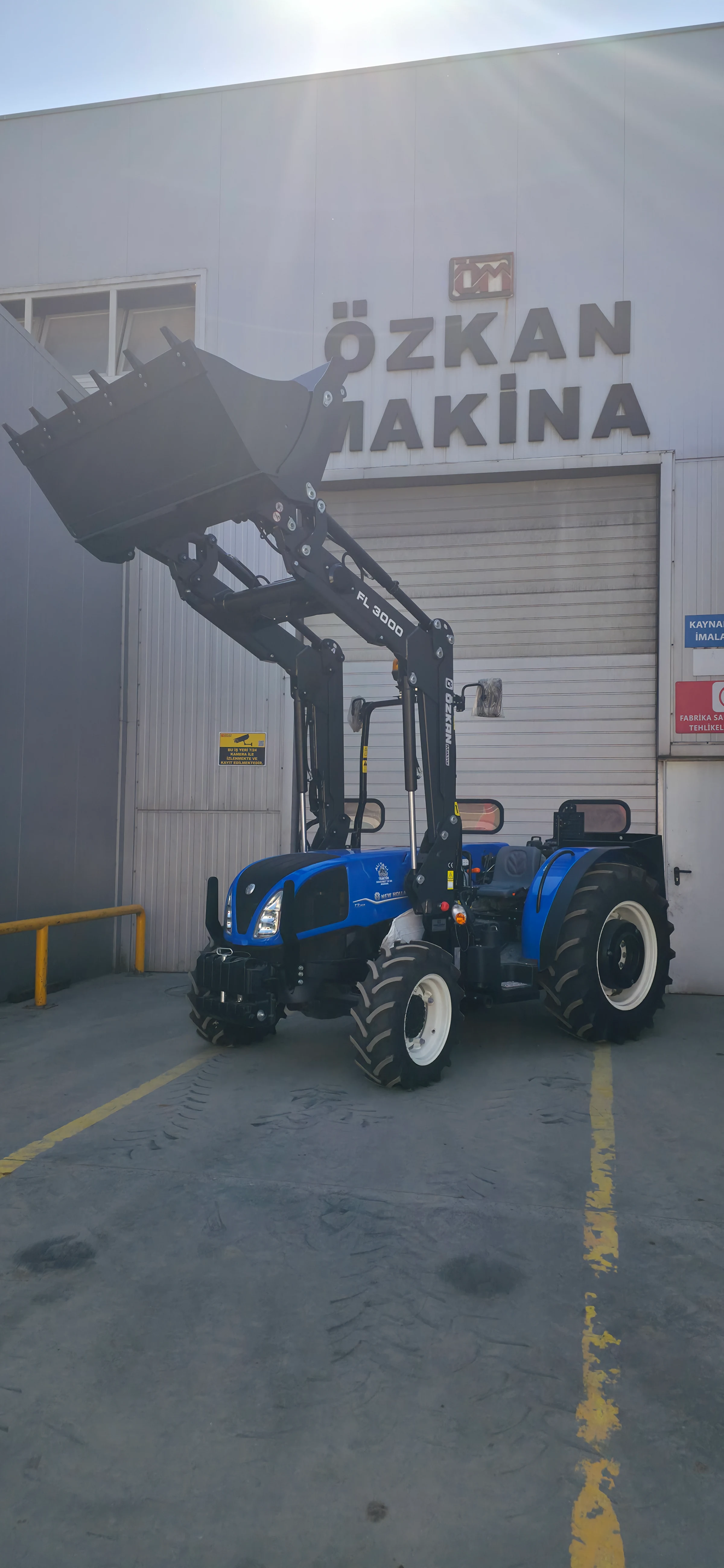 New Holland T3.75B Özkan Makina uygulama 1