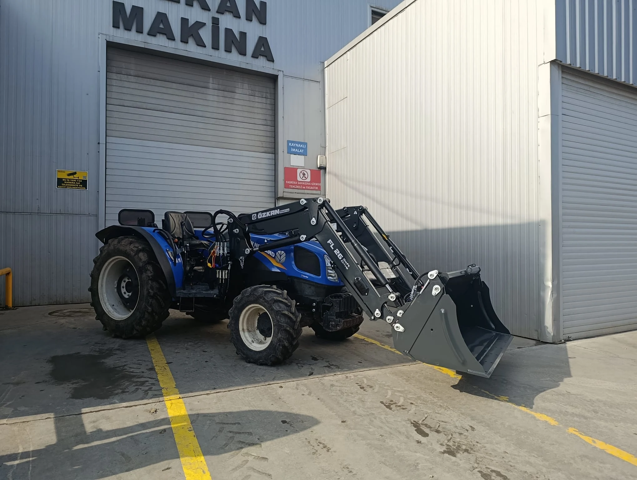 New Holland T480 Özkan Makina uygulama 1