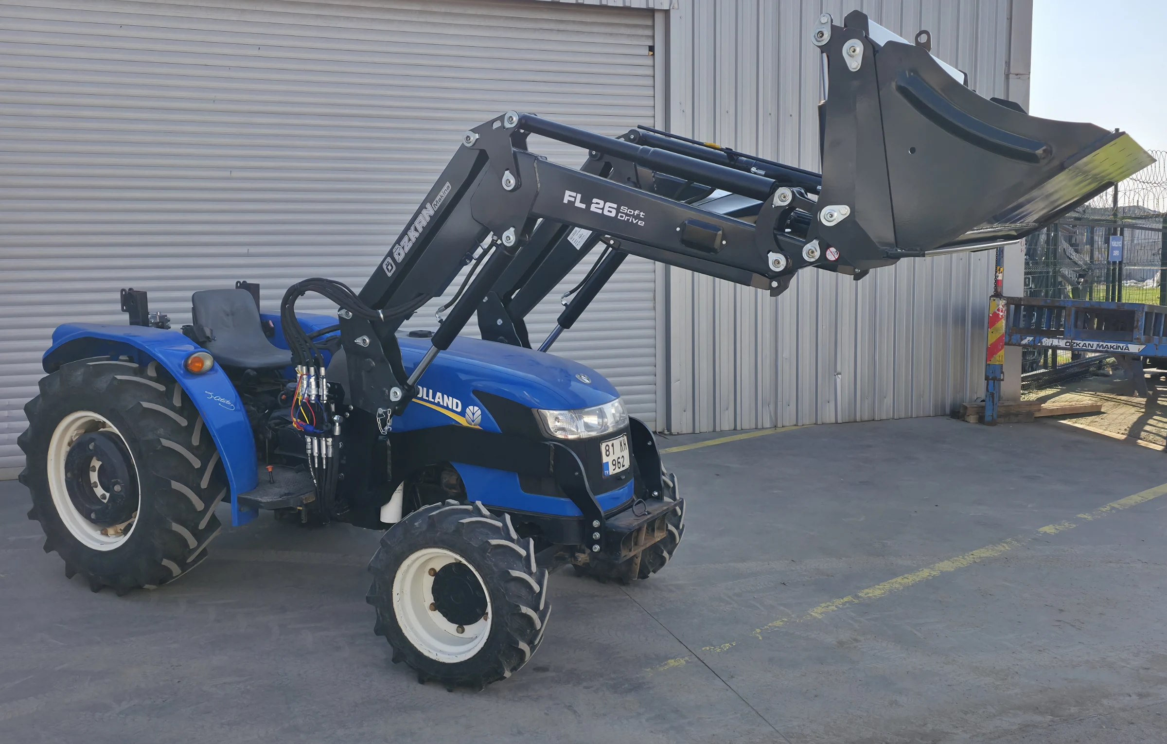 New Holland T480 Özkan Makina uygulama 10