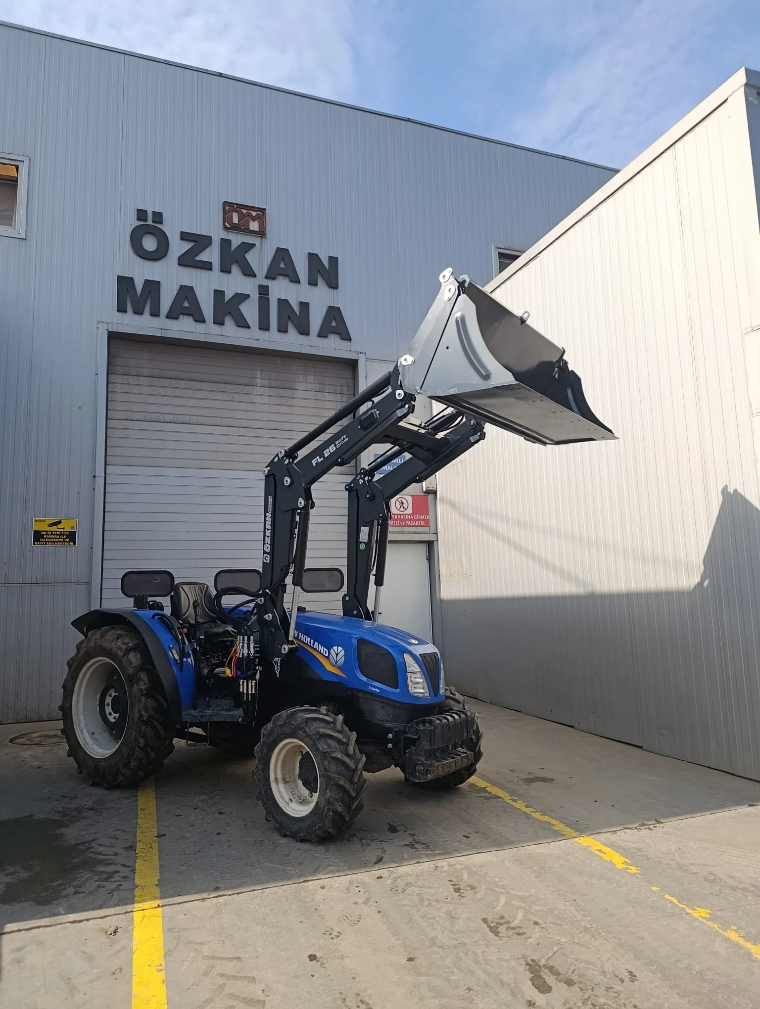 New Holland T480 Özkan Makina uygulama 3