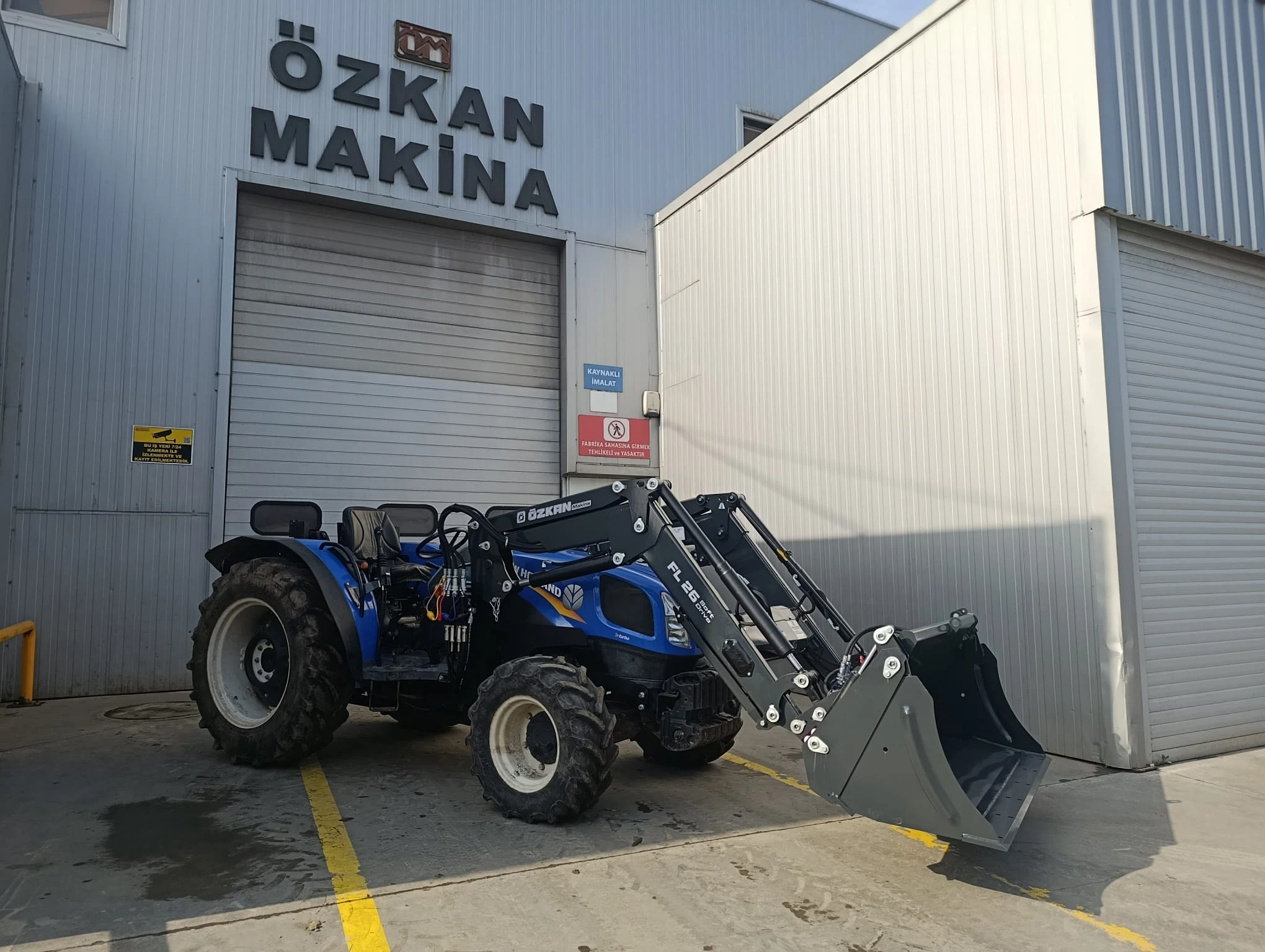 New Holland T480 Özkan Makina uygulama 4