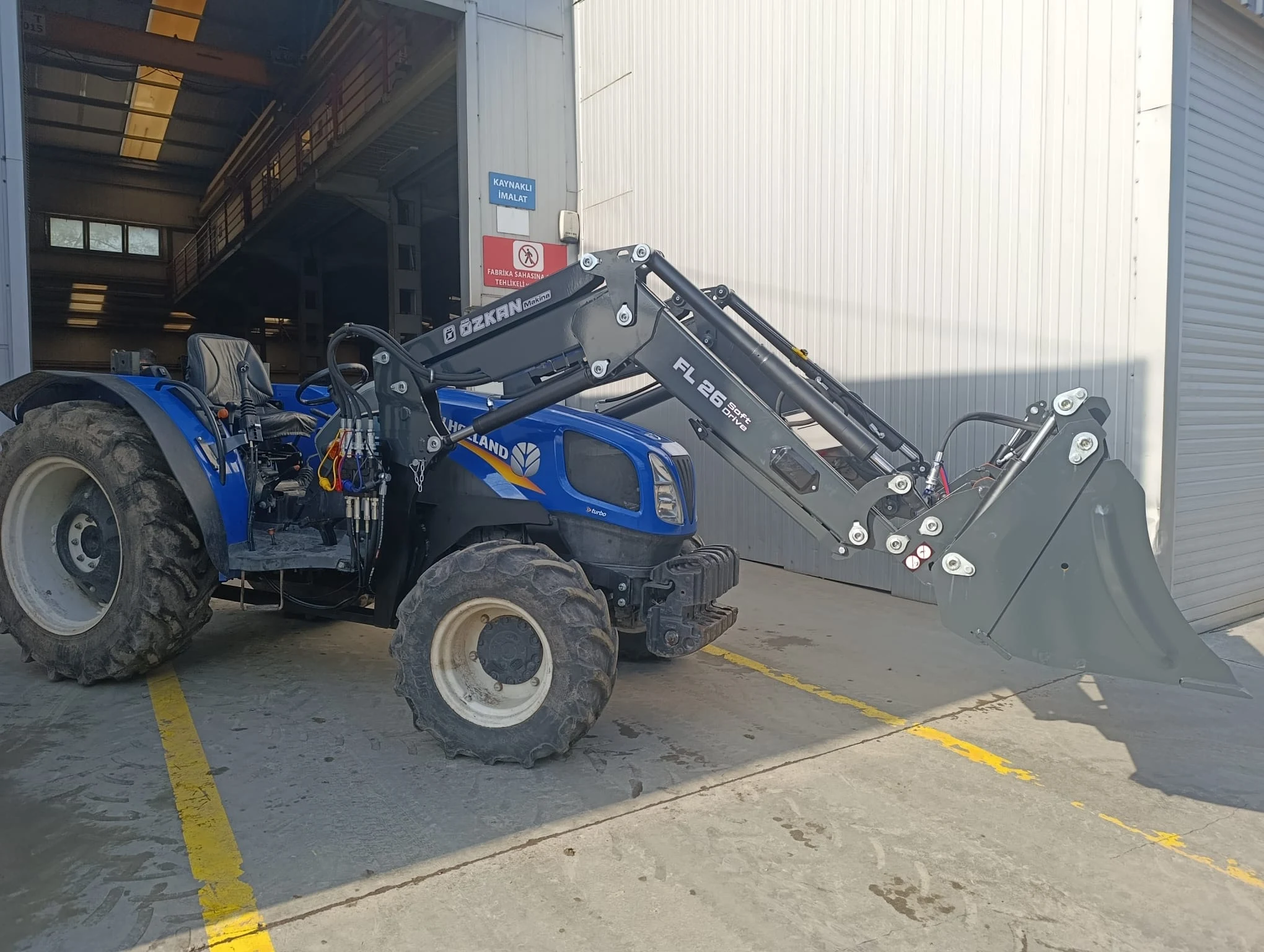 New Holland T480 Özkan Makina uygulama 5