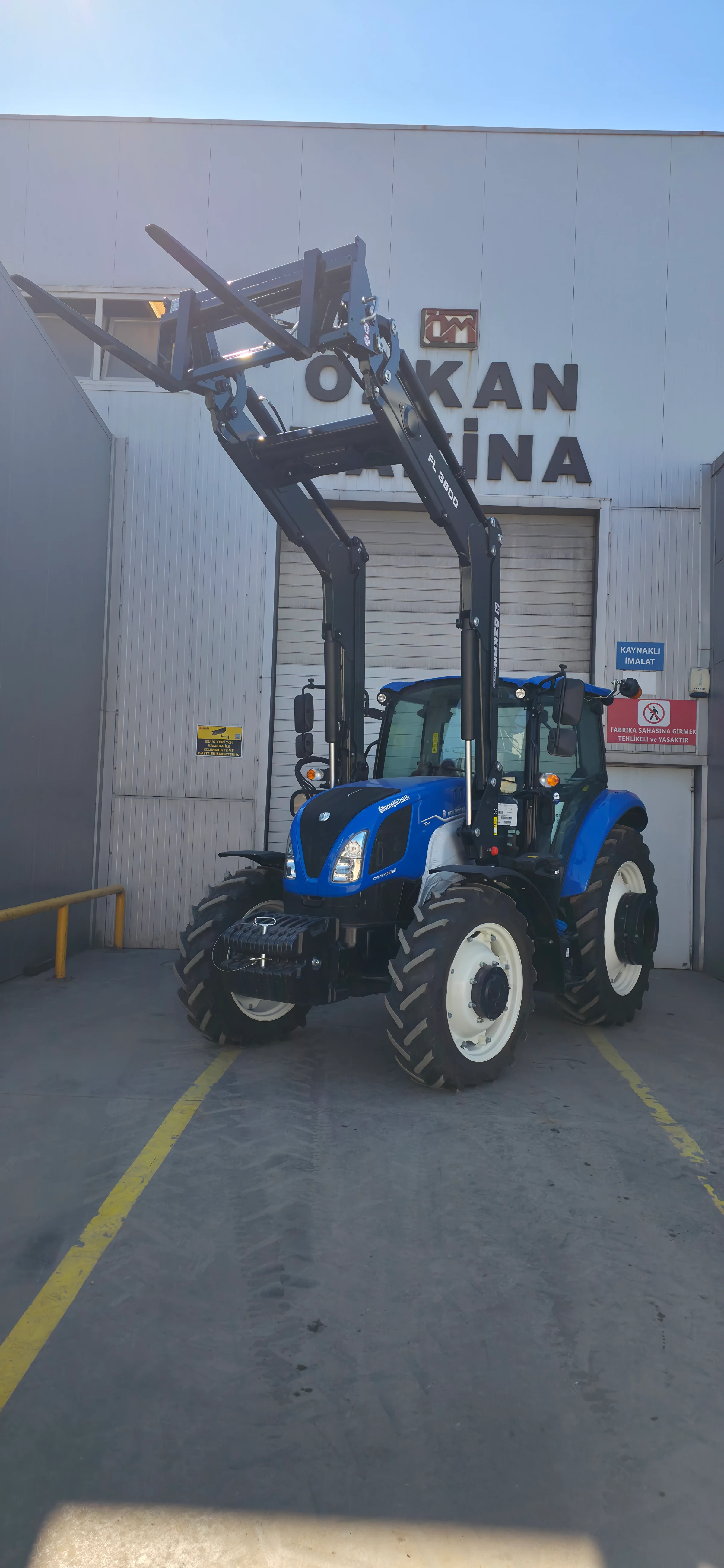 New Holland T5.90 Özkan Makina uygulama 9