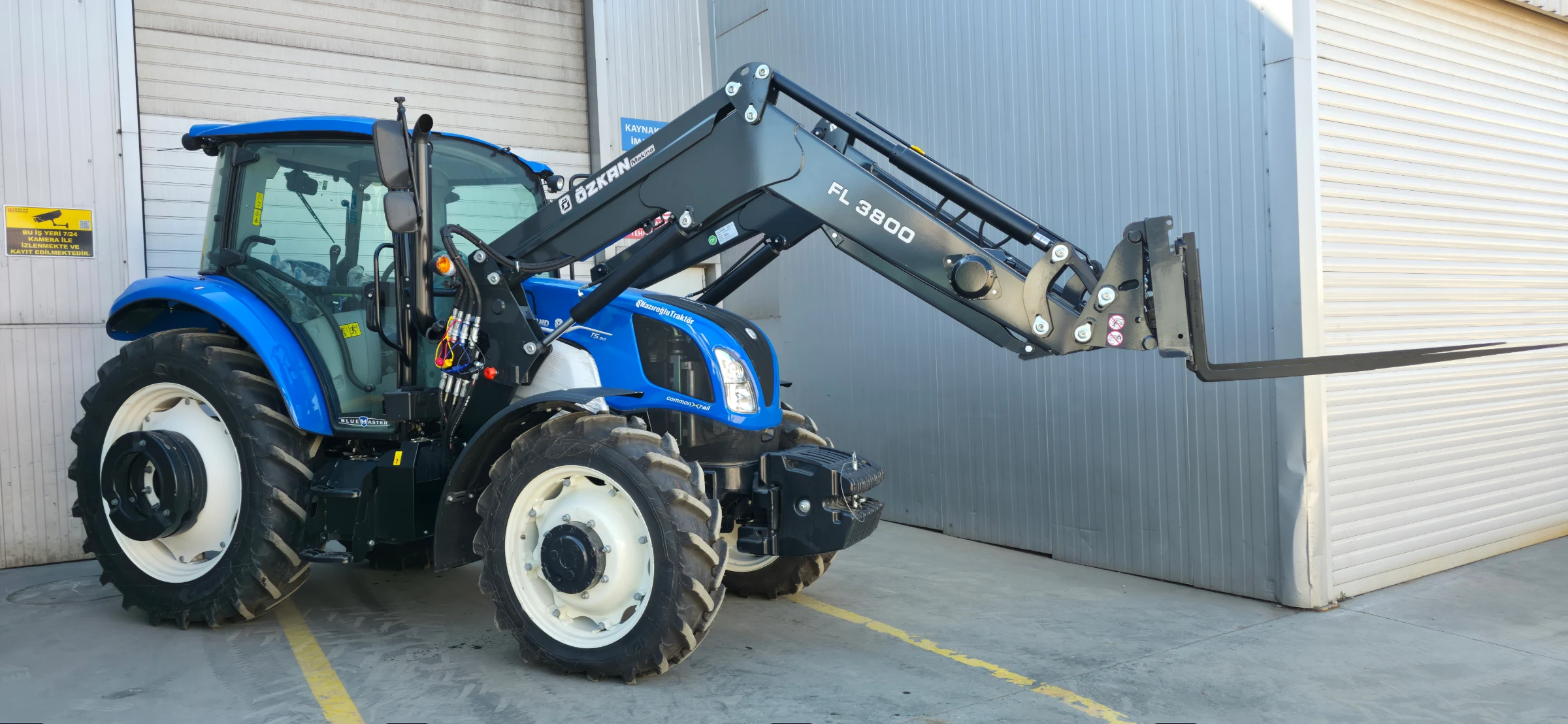New Holland T5.90 Özkan Makina uygulama 13