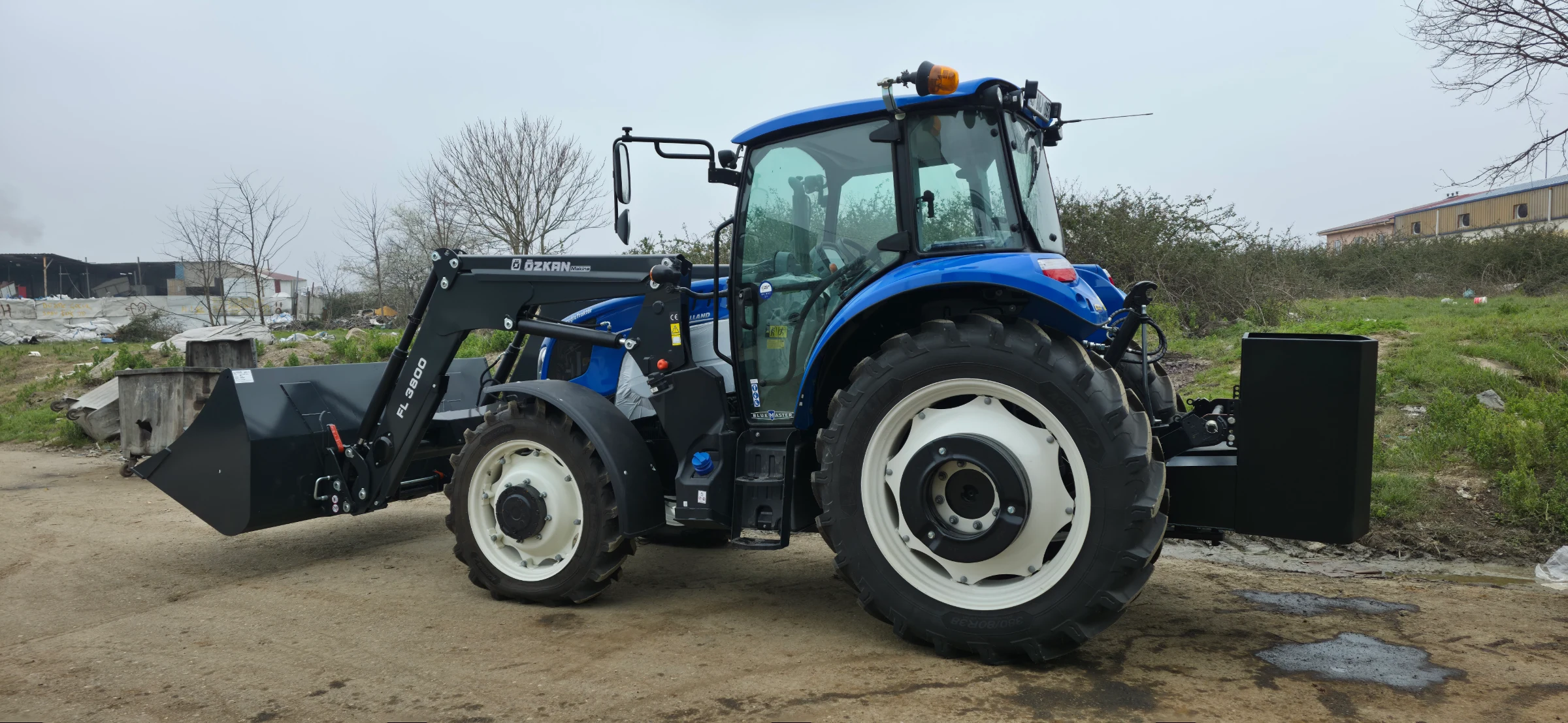 New Holland T5.90 Özkan Makina uygulama 4