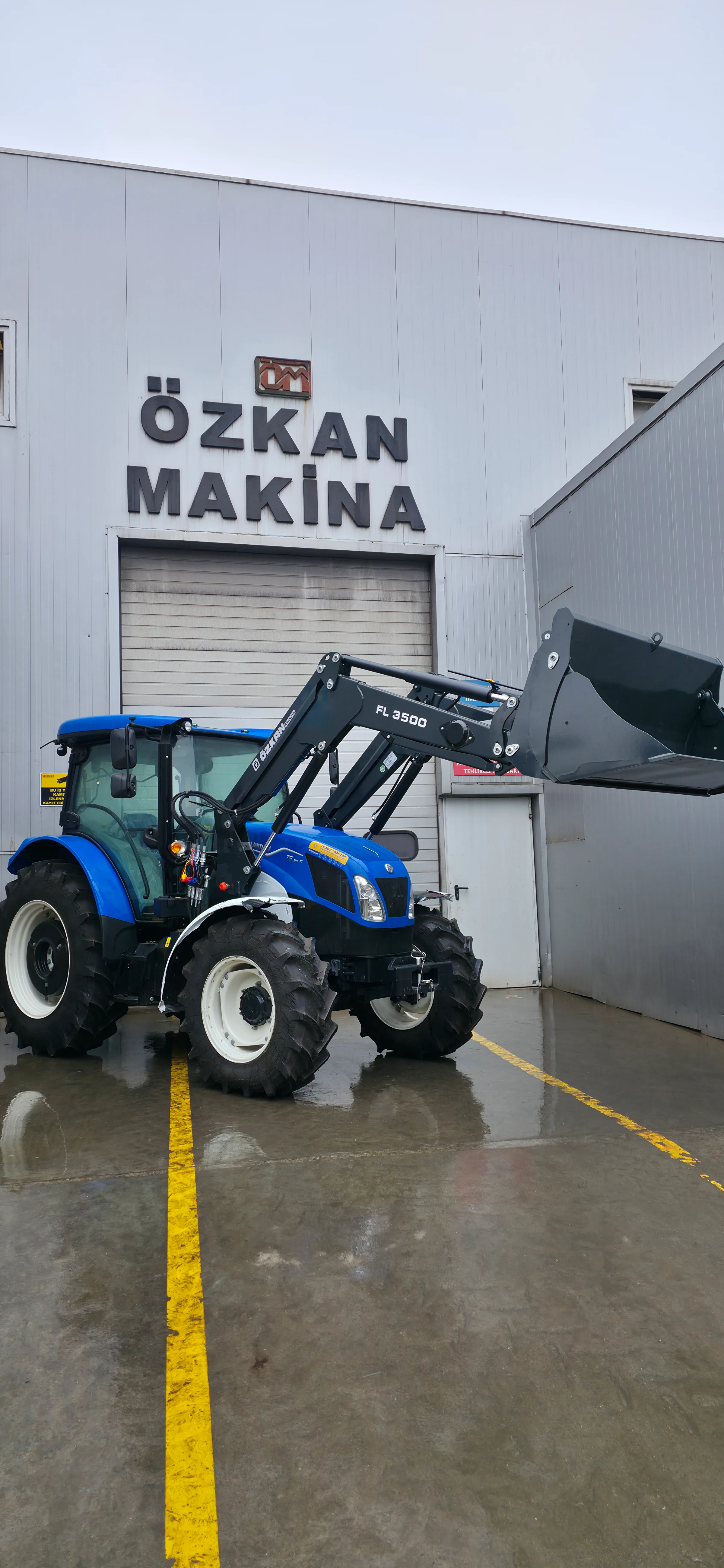 New Holland T5.90S Özkan Makina uygulama 1
