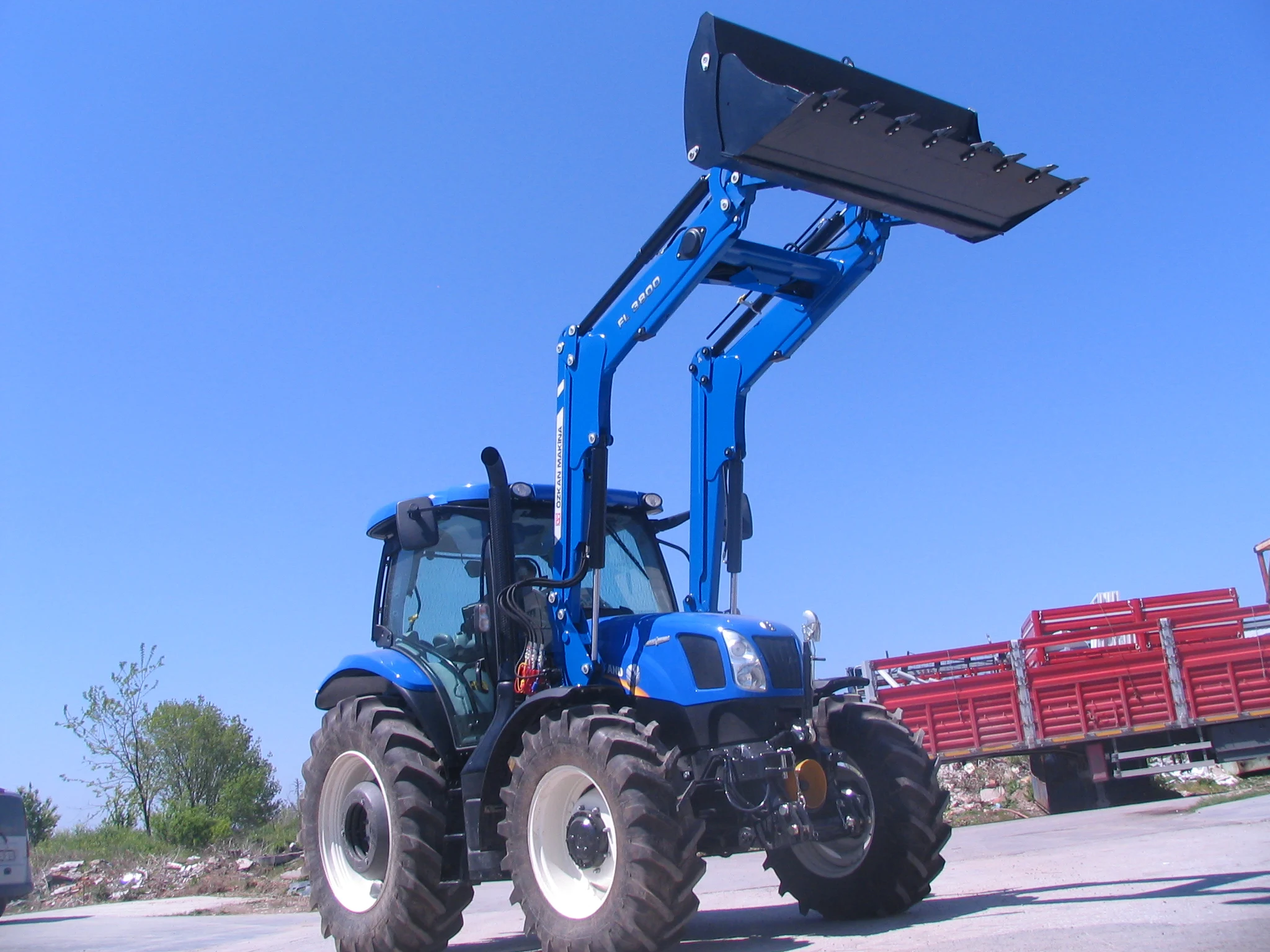 New Holland T6 140 Özkan Makina uygulama 1