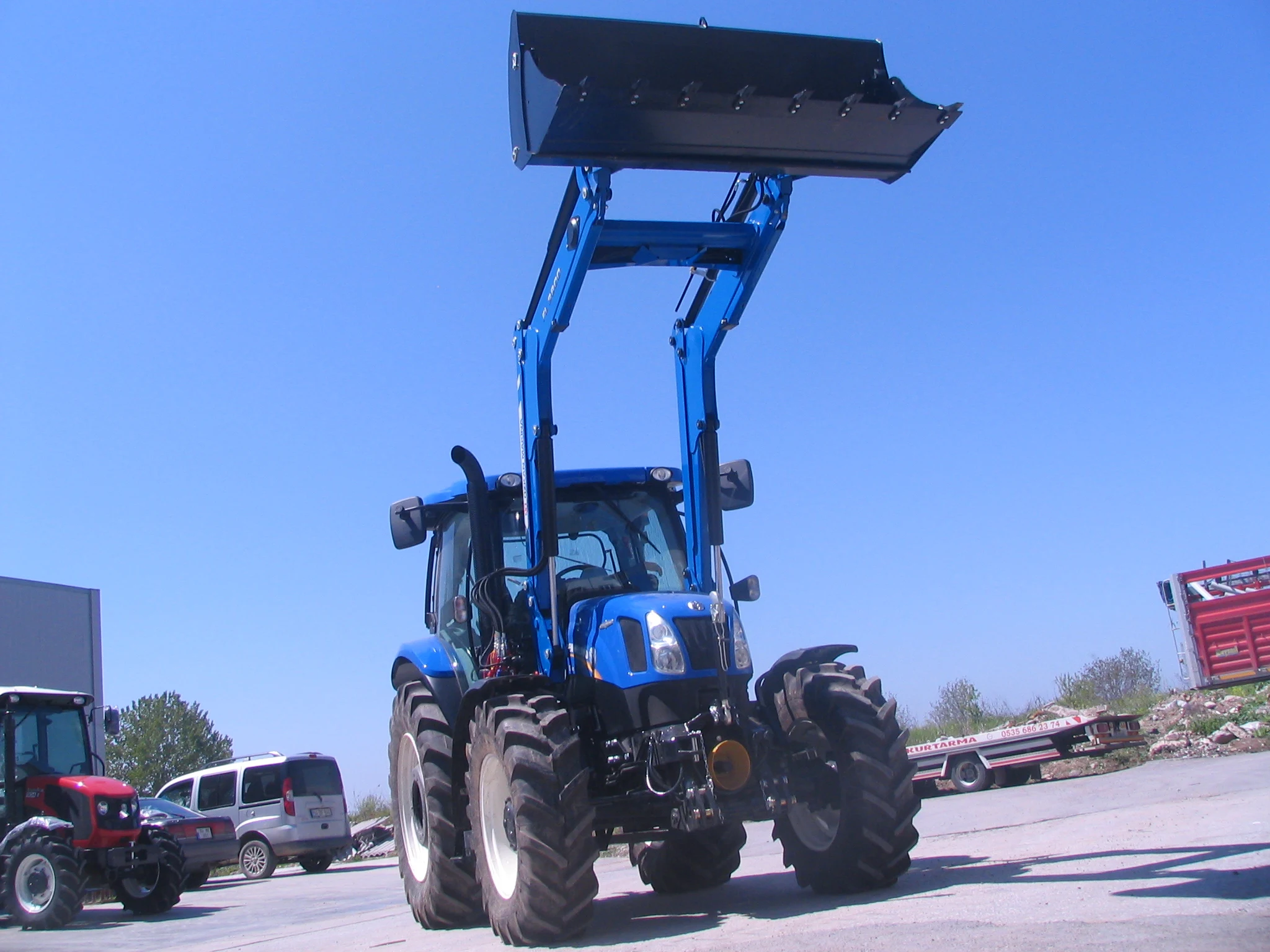 New Holland T6 140 Özkan Makina uygulama 2