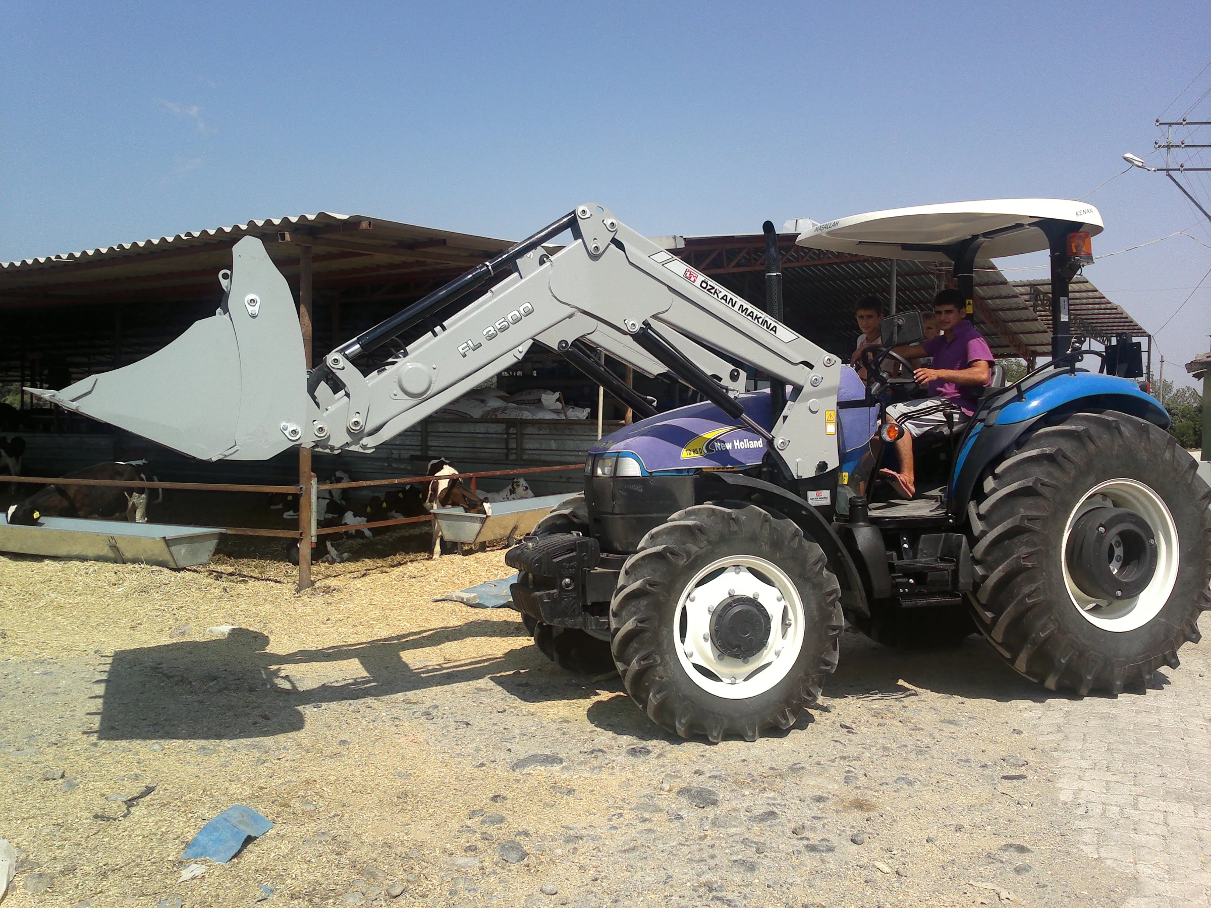 New Holland TD 85 Özkan Makina uygulama 7