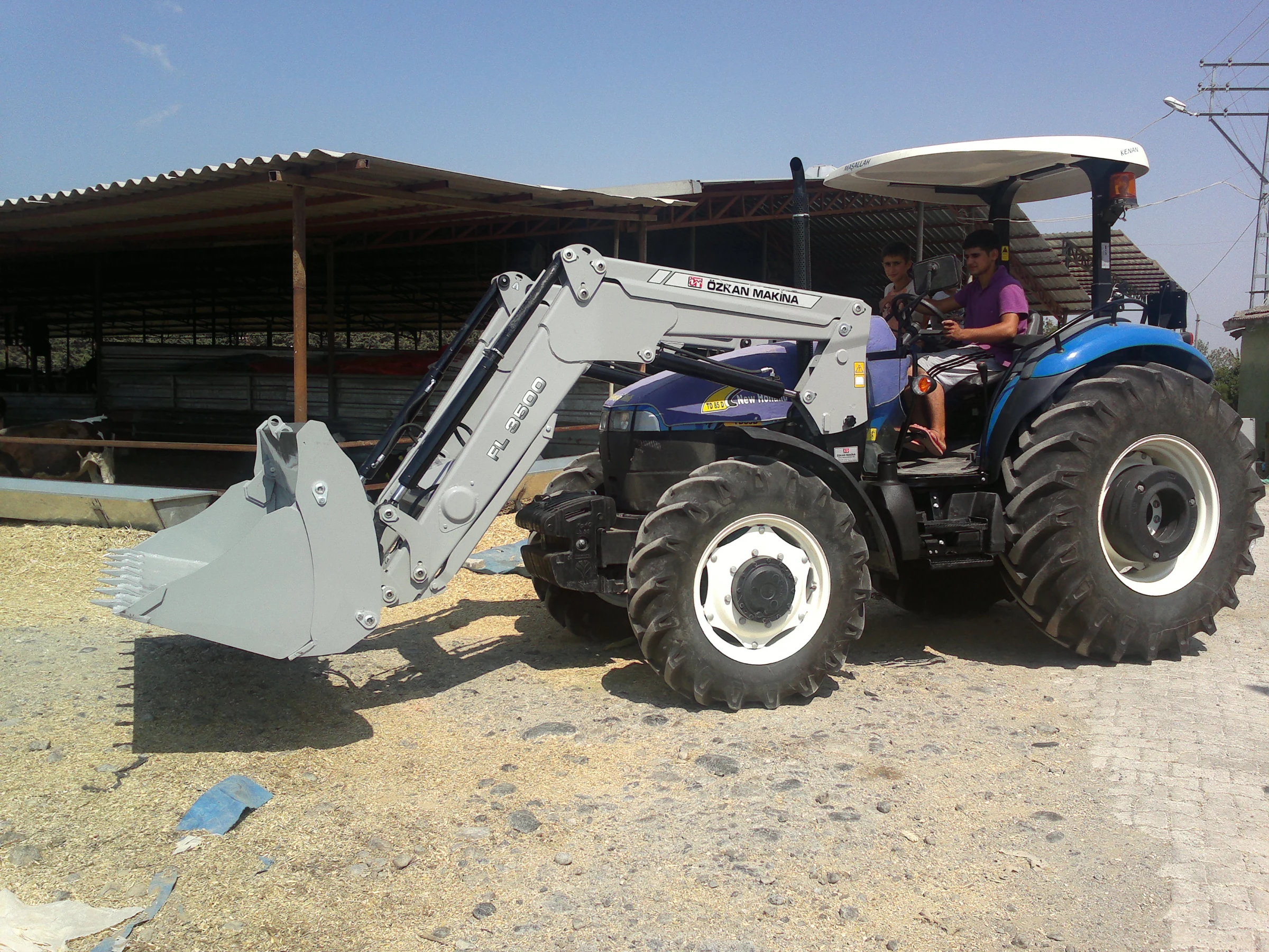 New Holland TD 85 Özkan Makina uygulama 10