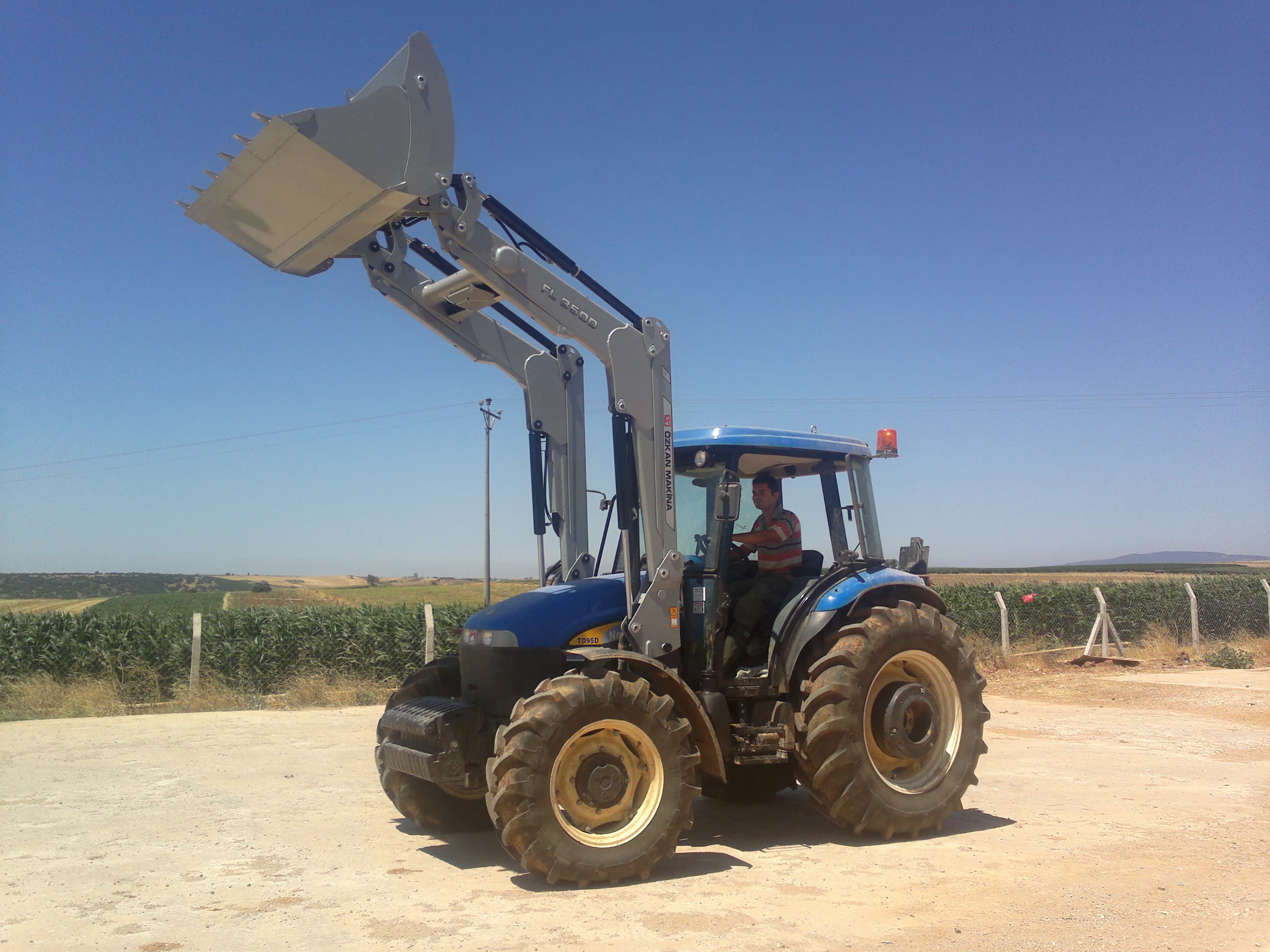 New Holland TD95 Özkan Makina uygulama 3