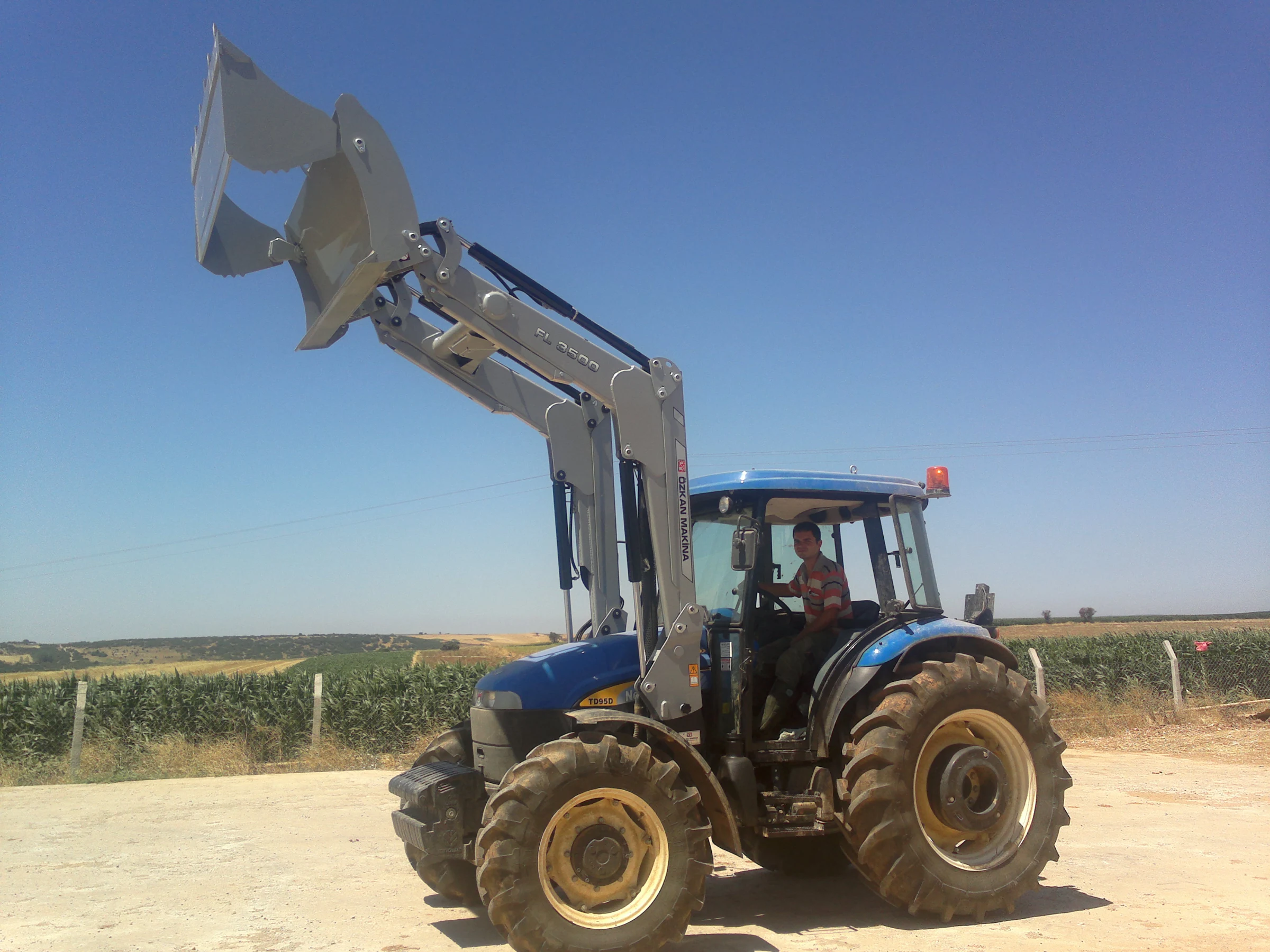 New Holland TD95 Özkan Makina uygulama 4