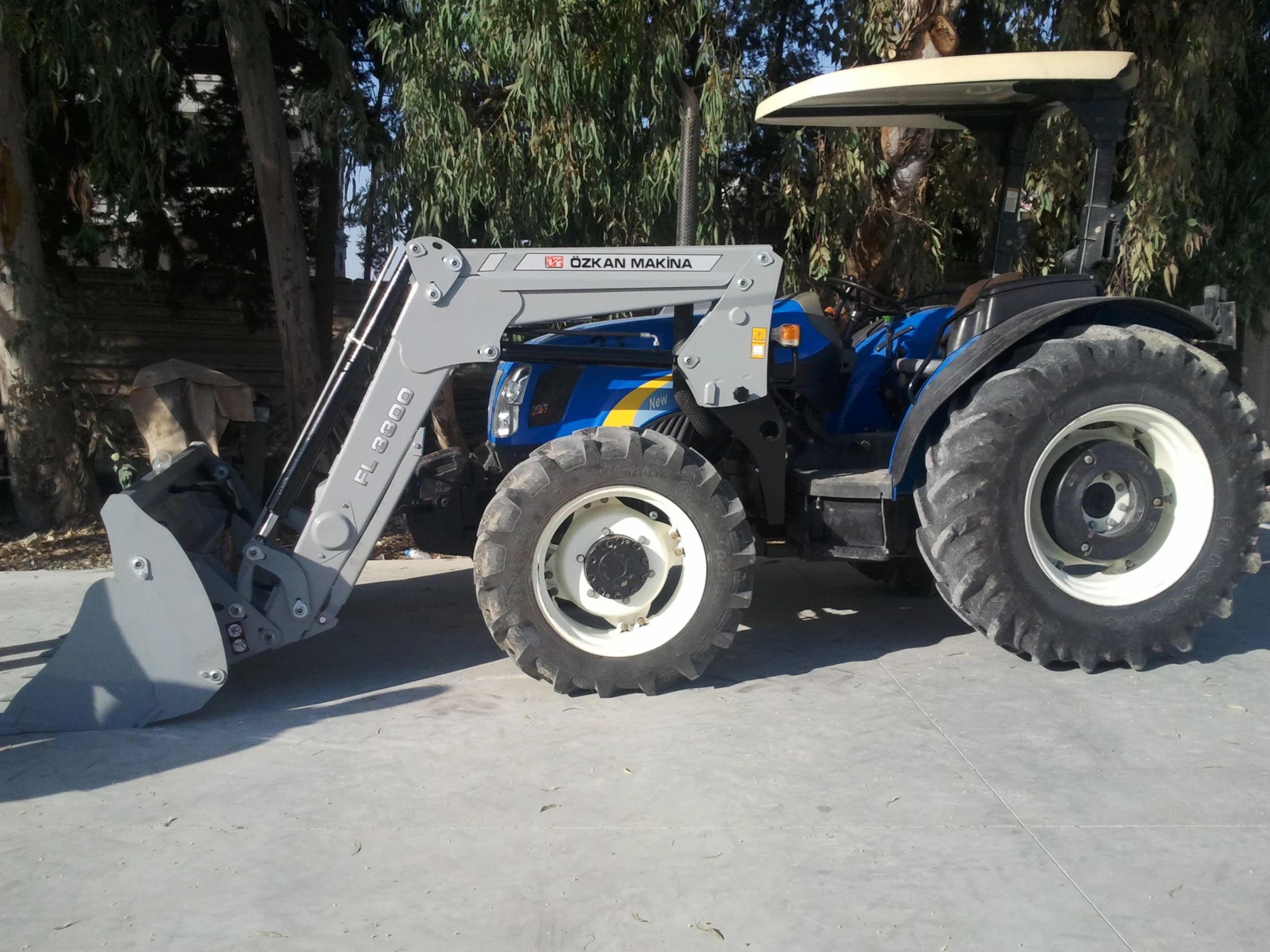 New Holland TN75A Özkan Makina uygulama 1