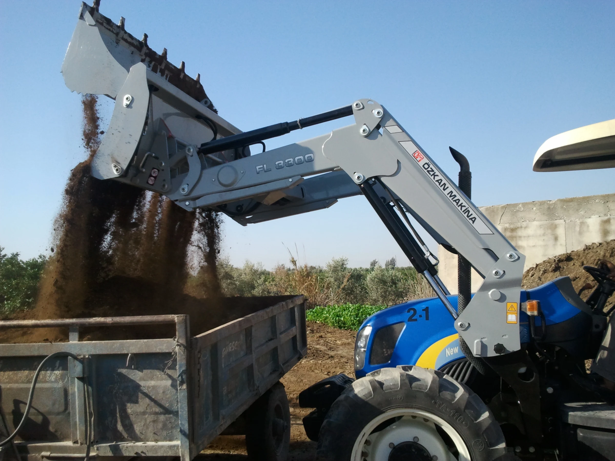 New Holland TN75A Özkan Makina uygulama 2
