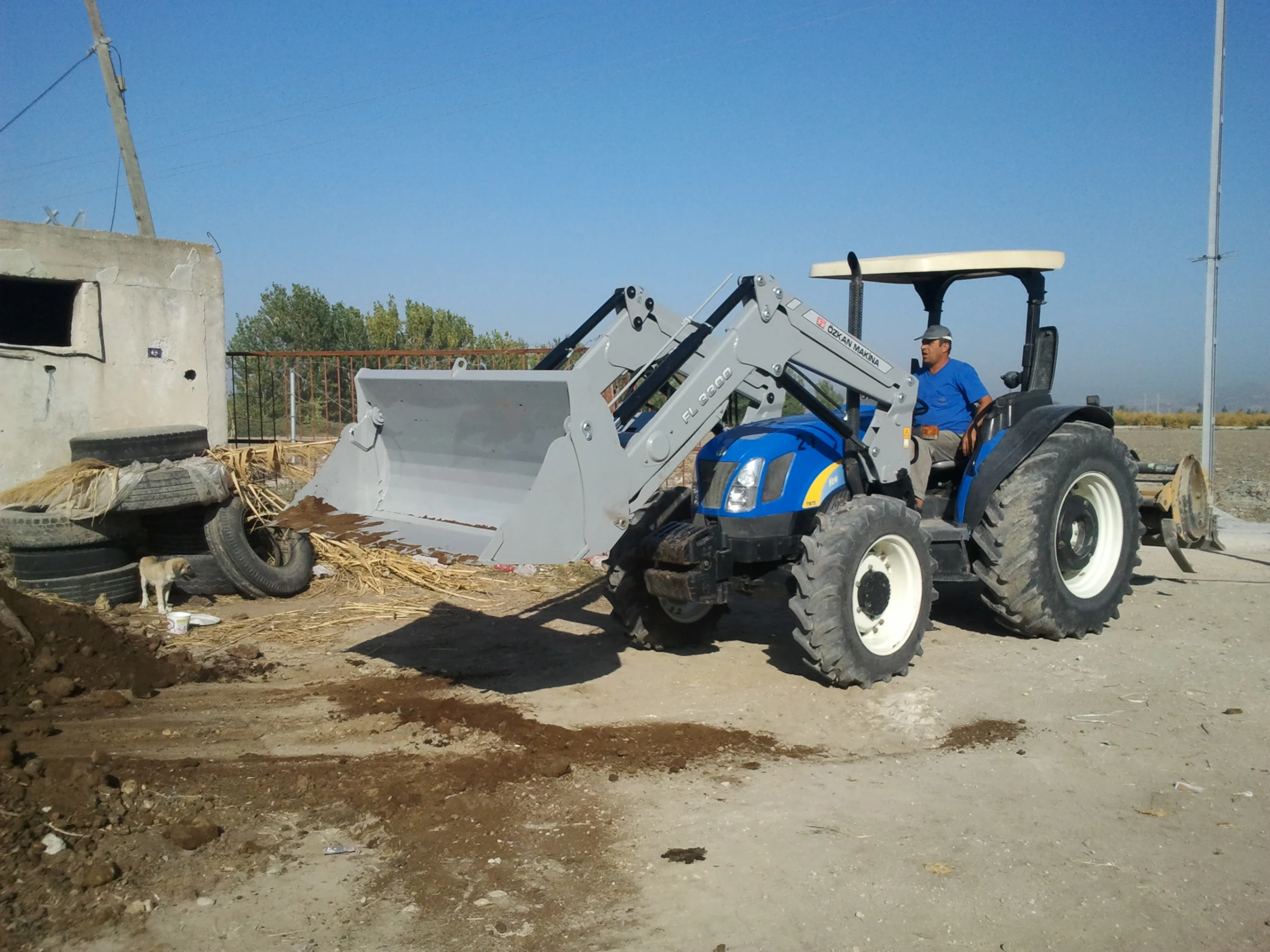 New Holland TN75A Özkan Makina uygulama 3