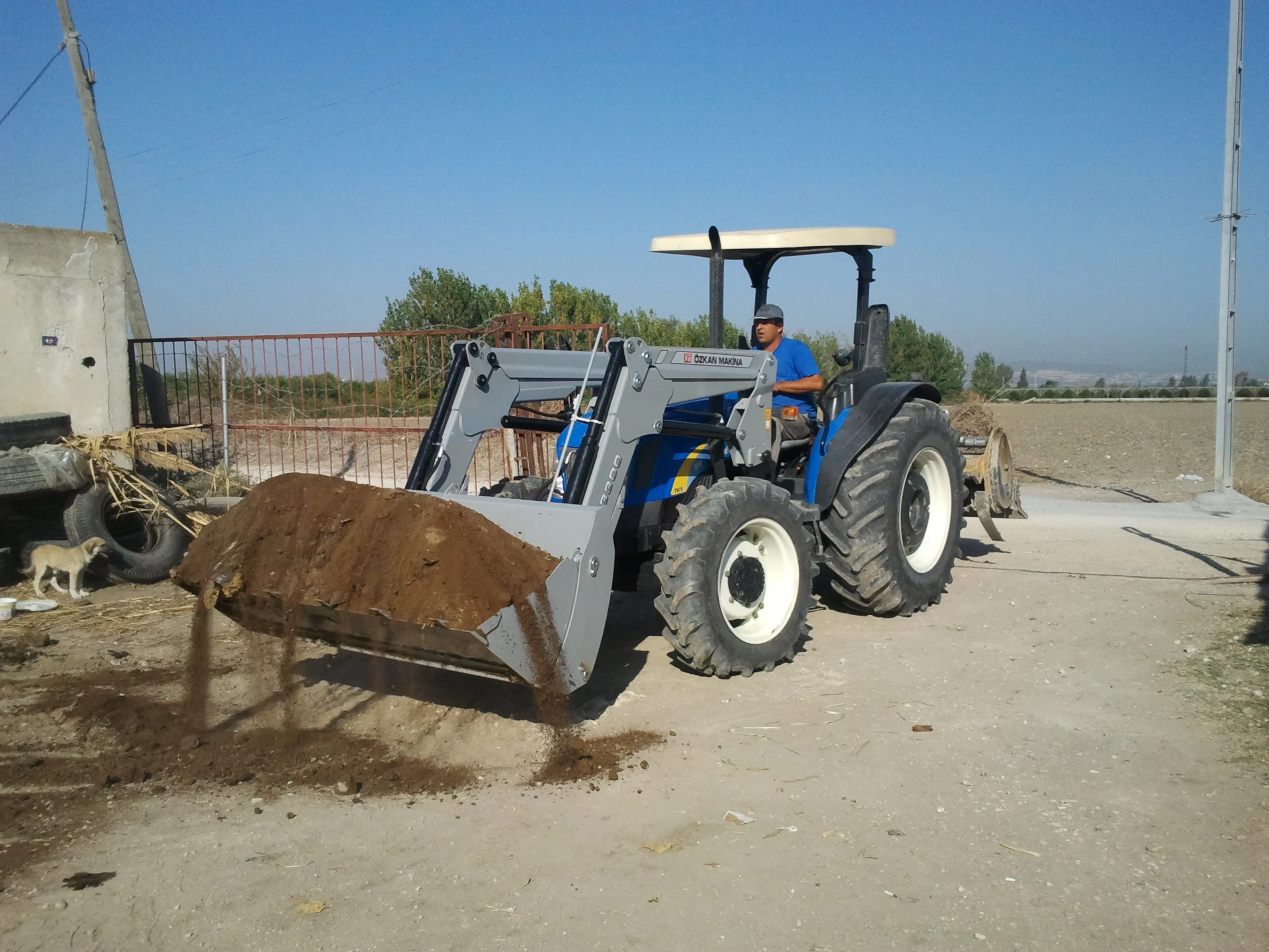New Holland TN75A Özkan Makina uygulama 4