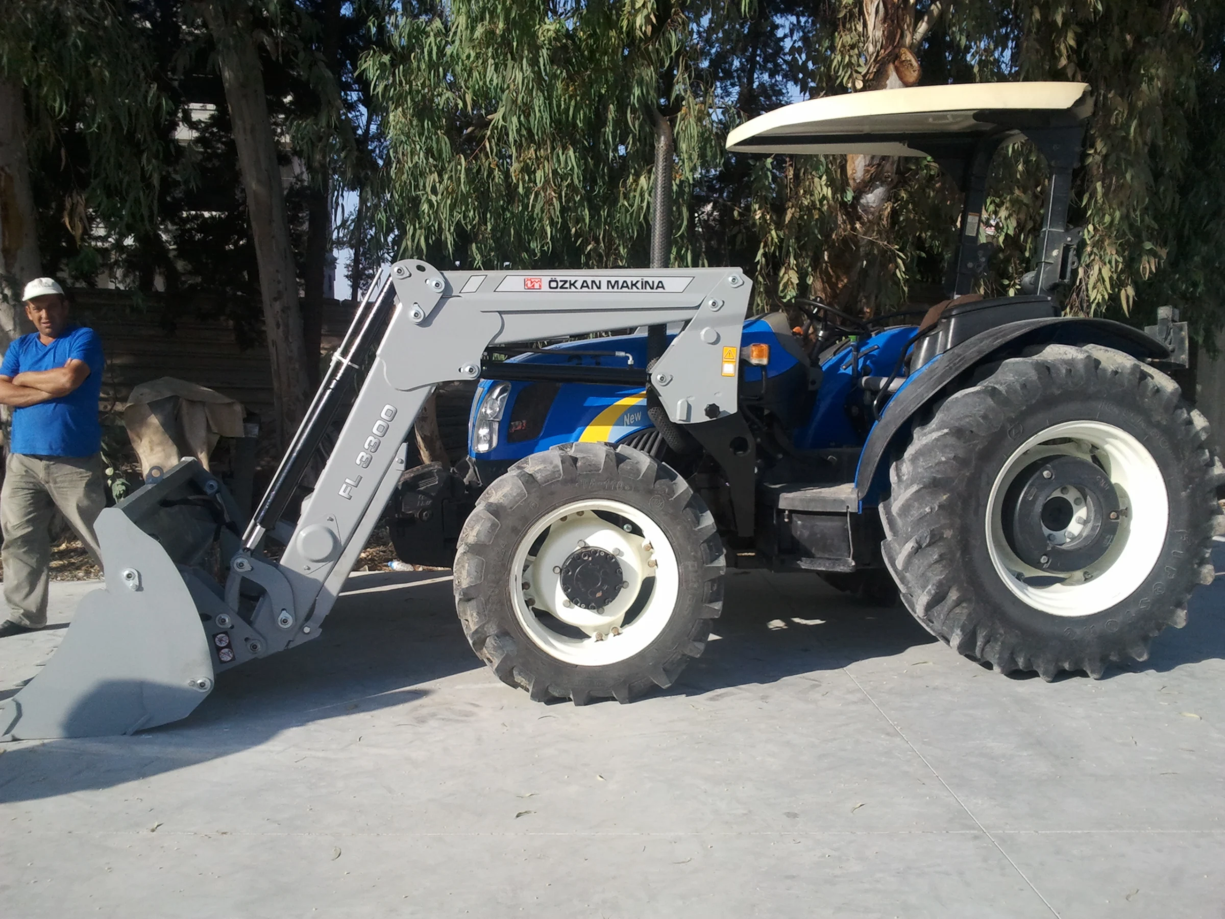 New Holland TN75A Özkan Makina uygulama 5