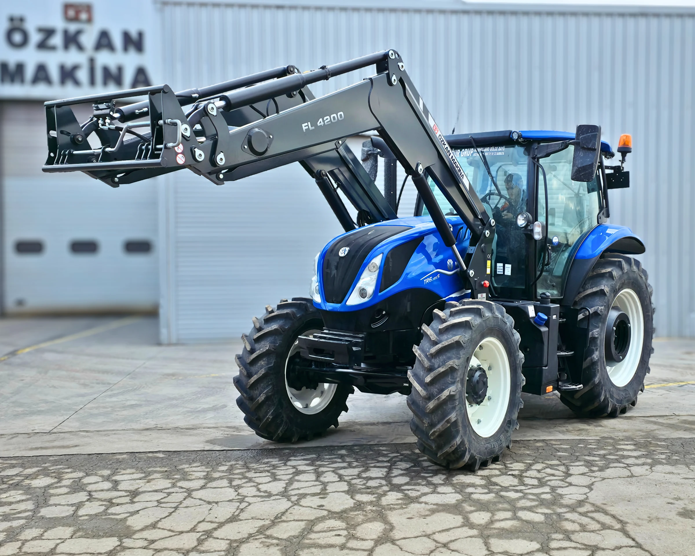 New Holland TR6.145 S Özkan Makina uygulama 1