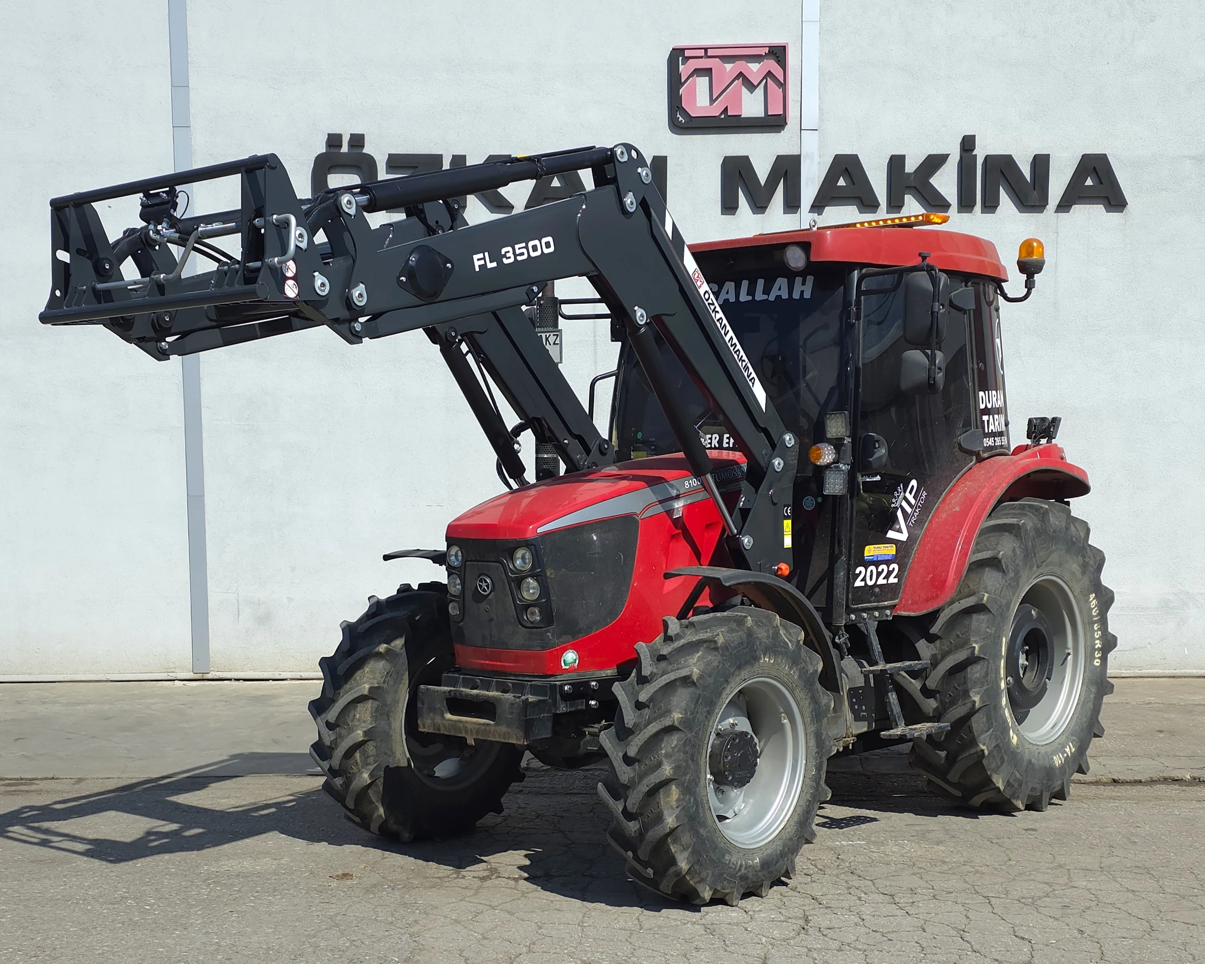 Tümosan 8100 Özkan Makina uygulama 1
